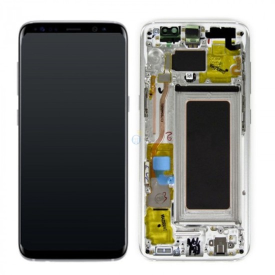 TOUCH+DISPLAY+FRAME SAMSUNG GALAXY S8 G950 GOLD (SERVICE PACK GH97-20457F)